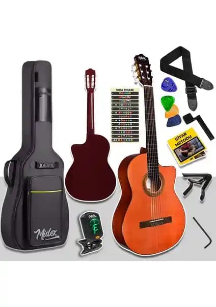 Midex CG390M-XBAG ve Valencia VC204 Klasik Gitar Modellerinin Detaylı Karşılaştırması
