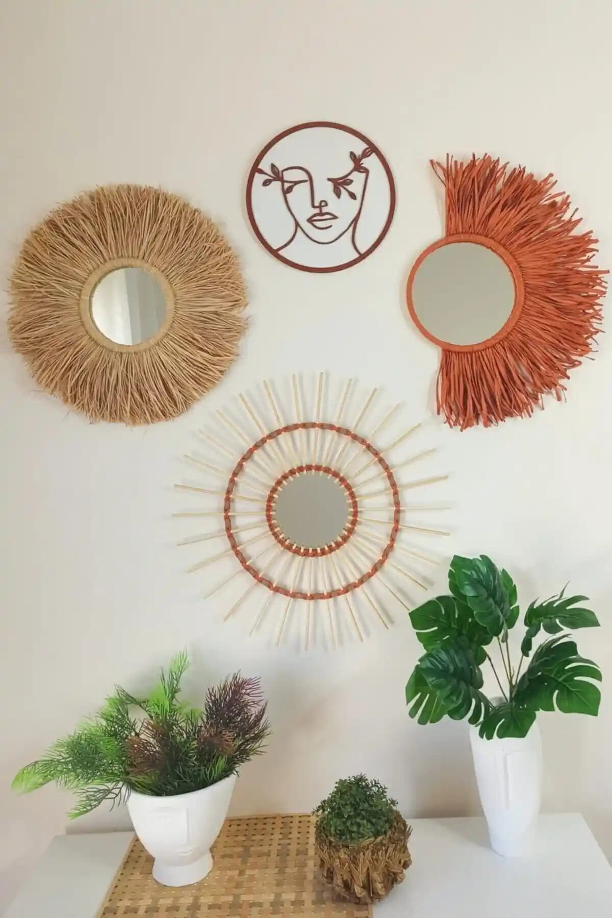 Bubihome 4'lü Dekoratif Set: Modern ve Şık İç Mekan Tasarımı Çözümü