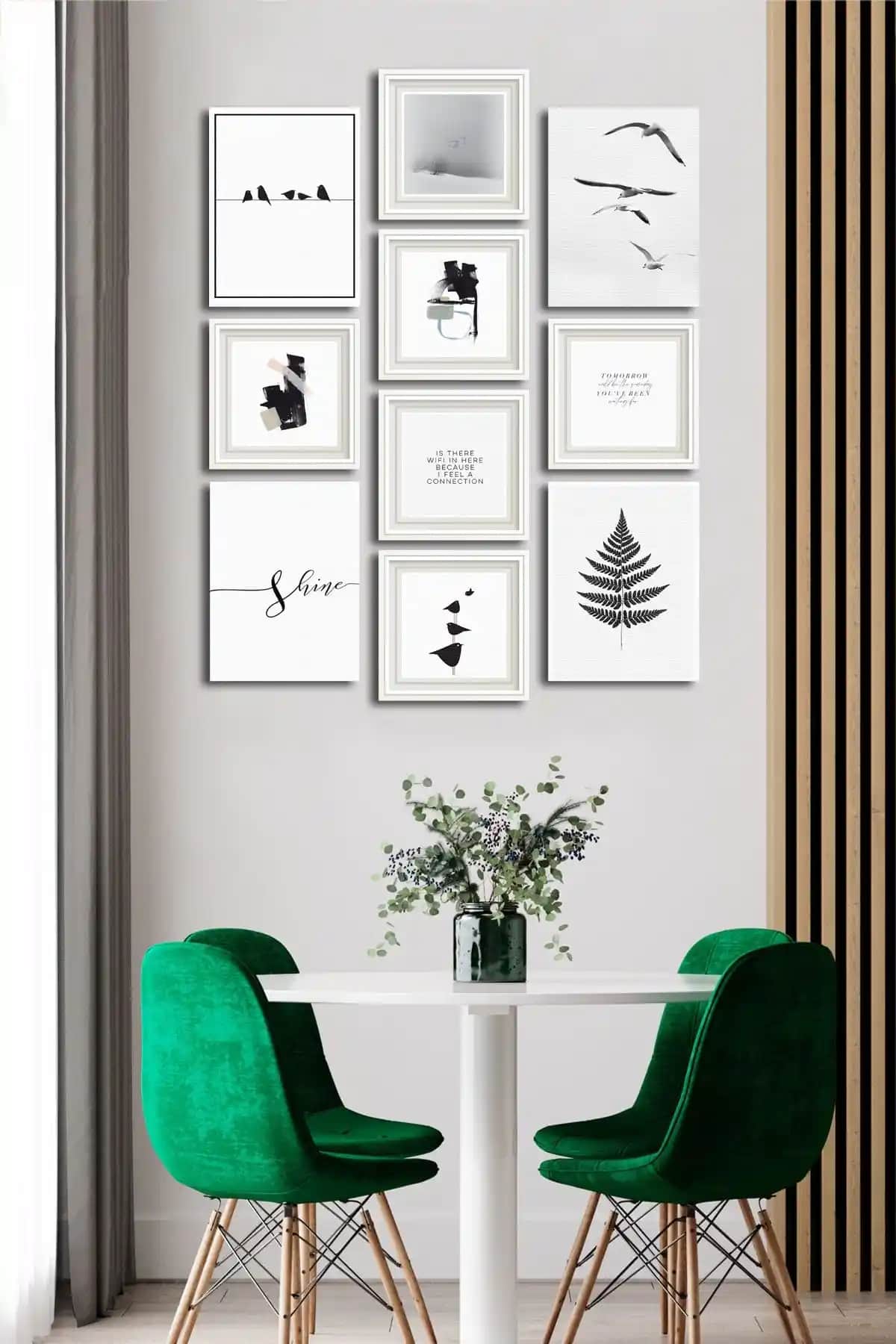 Cadran 10 Parçalı MDF Tablo Seti Modern ve Şık Dekorasyon İçin Uygun Seçenek
