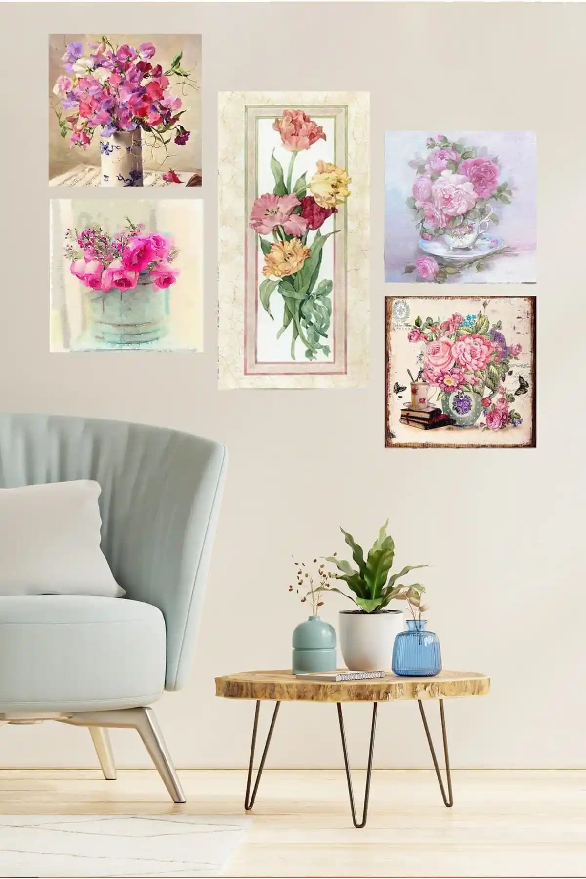 Cadran Collage Style 5 Parçalı MDF Tablo Modelleri Karşılaştırması ve Dekorasyon İpuçları