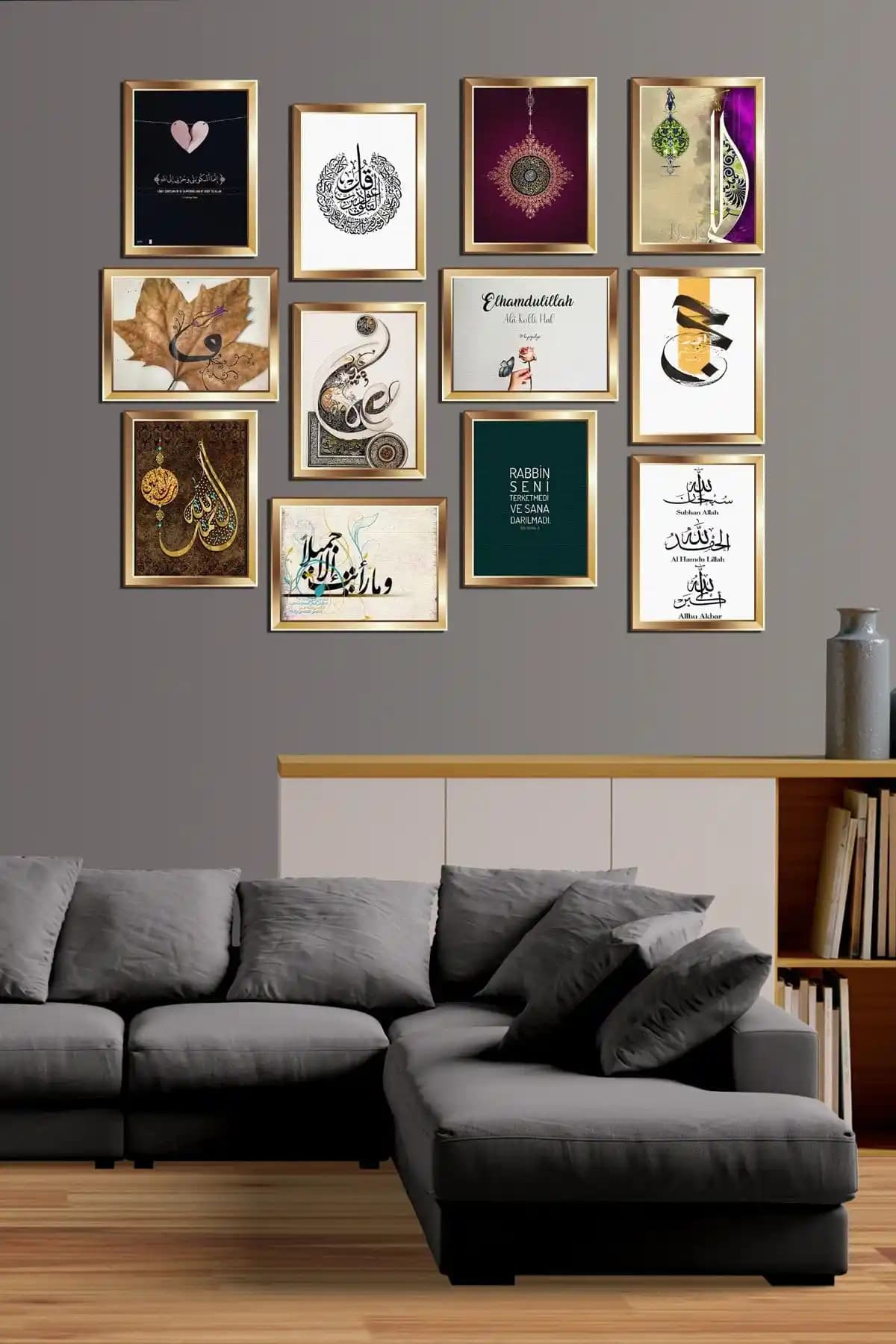 Cadran Modern Style 12 Parçalı MDF Tablo ile Şık ve Dayanıklı Dekorasyon Çözümü