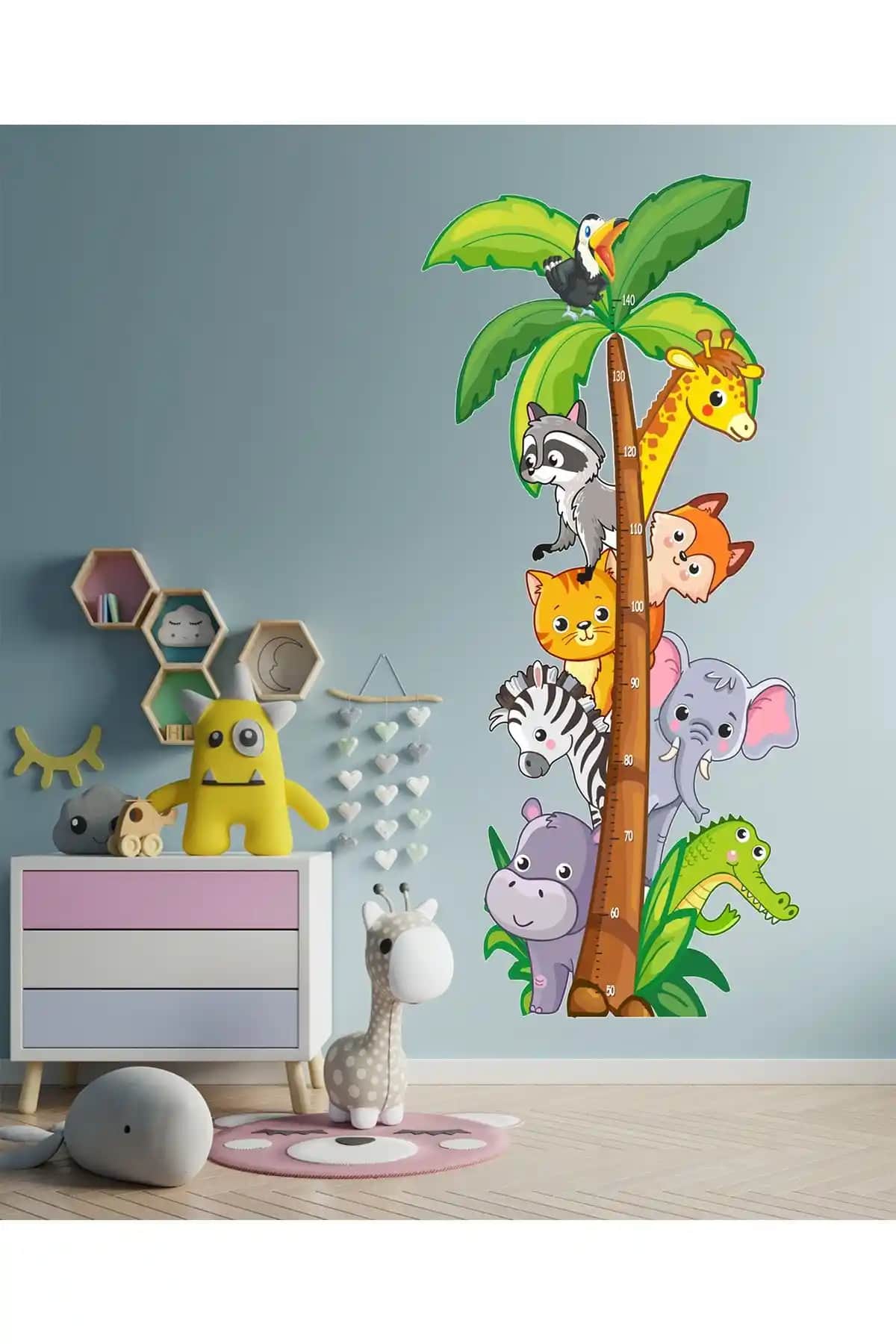 Çocuk Odası İçin Popüler Boy Ölçer Duvar Stickerlarının Karşılaştırması