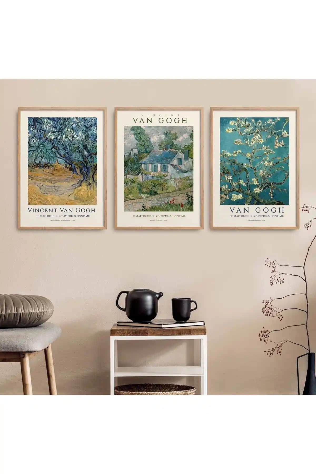 Doğal Ahşap Çerçeveli Tablo Setleri Karşılaştırması: 3'lü ve 6'lı Setler Hakkında Bilgiler