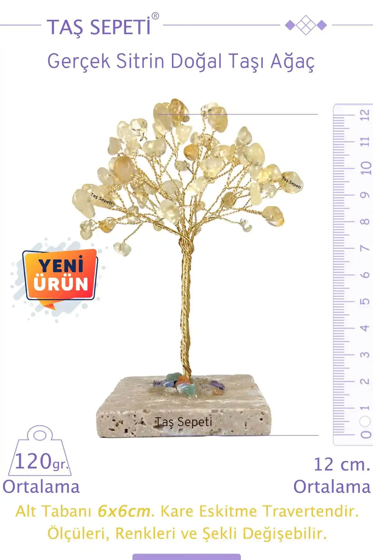 Doğal Sitrin Taşıyla El Yapımı Dekoratif Taş Sepeti Ürünü İncelemesi