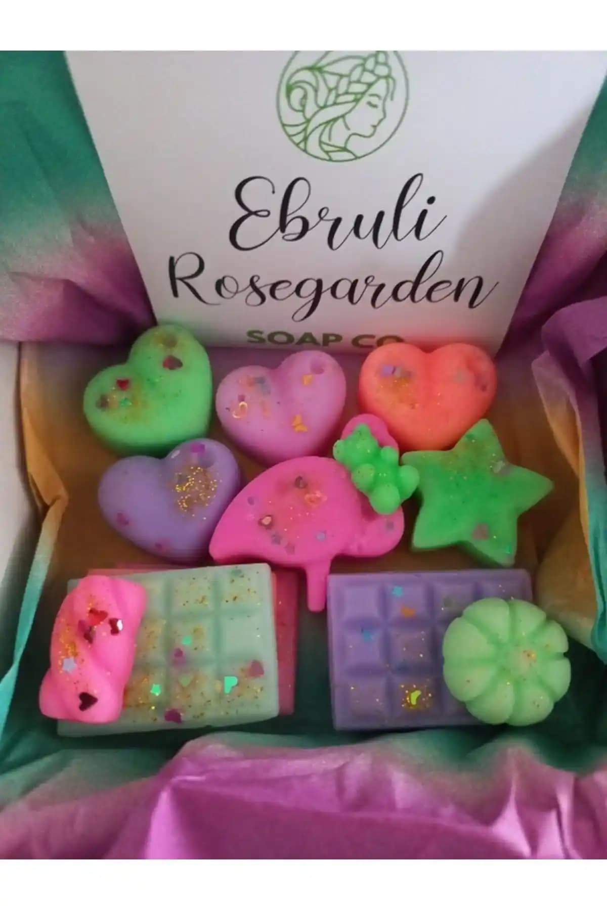 Ebruli Rosegarden Doğal Soya Wax Buhurdanlık Tableti Seti ile Estetik ve Rahatlatıcı Koku Deneyimi