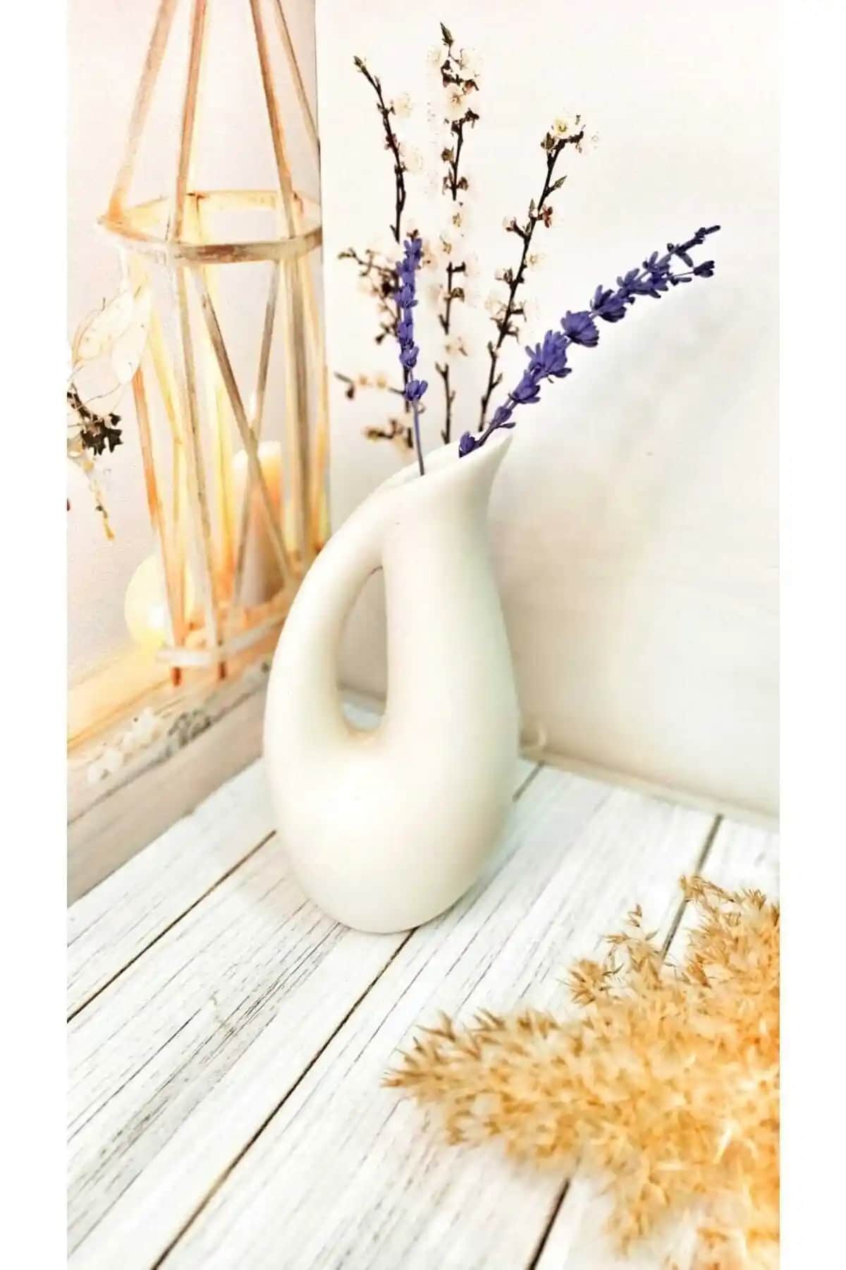 Genel Markalar Badem Vazo: Modern ve Şık Dekoratif Çözüm, Dayanıklı ve Küçük Boyutlu Tasarım