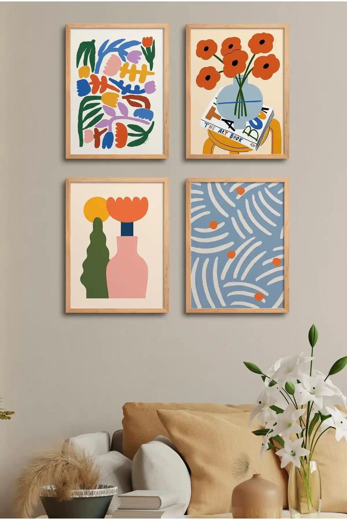 HOMEPACK Doğal Ahşap Çerçeveli Tablo Setleri Karşılaştırması ve Dekorasyon İpuçları