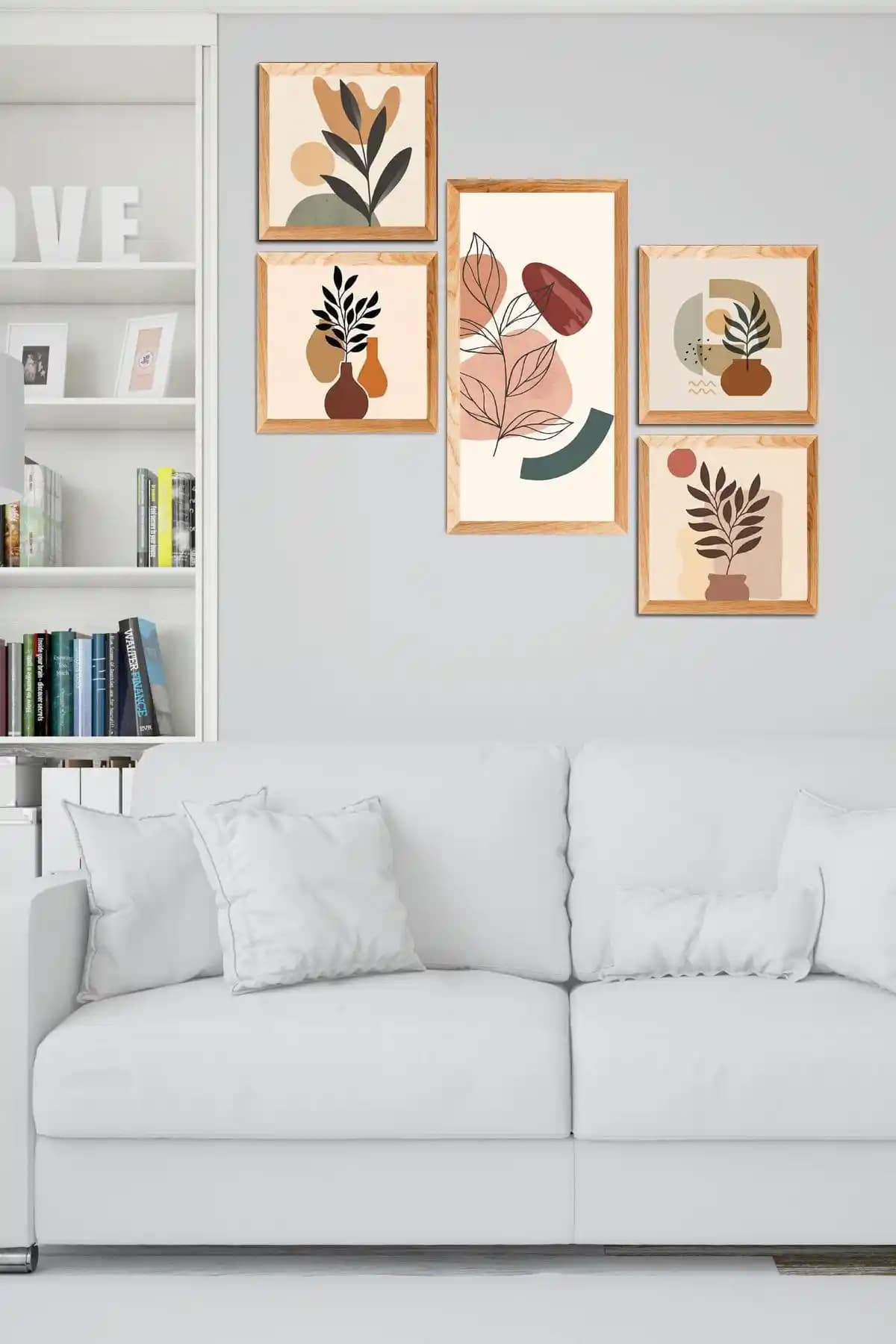 İki MDF Tablo Setinin Karşılaştırması: Modern ve Minimalist Tasarımlar