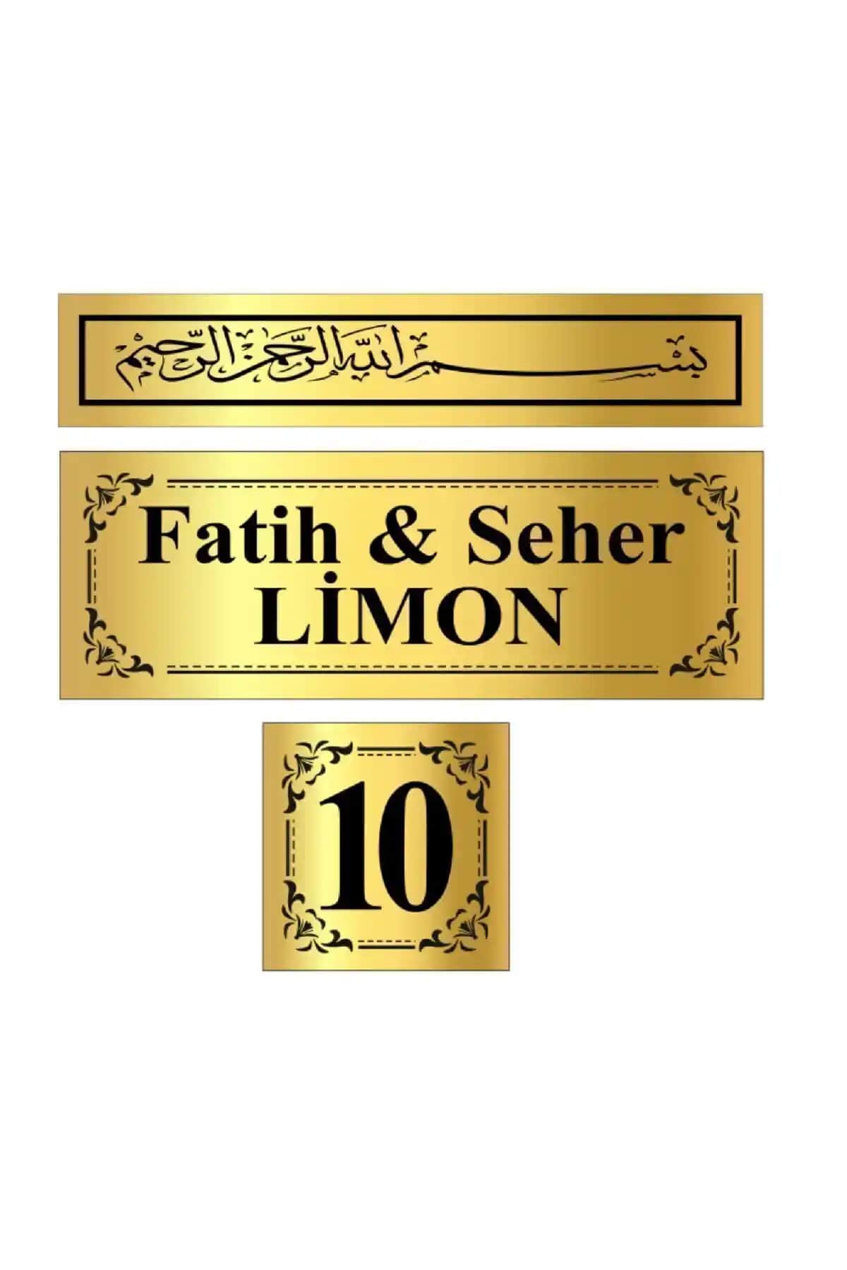 Kapı İsimlikleri Karşılaştırması: lim10 ve Quart Aksesuar Ürünleri Analizi