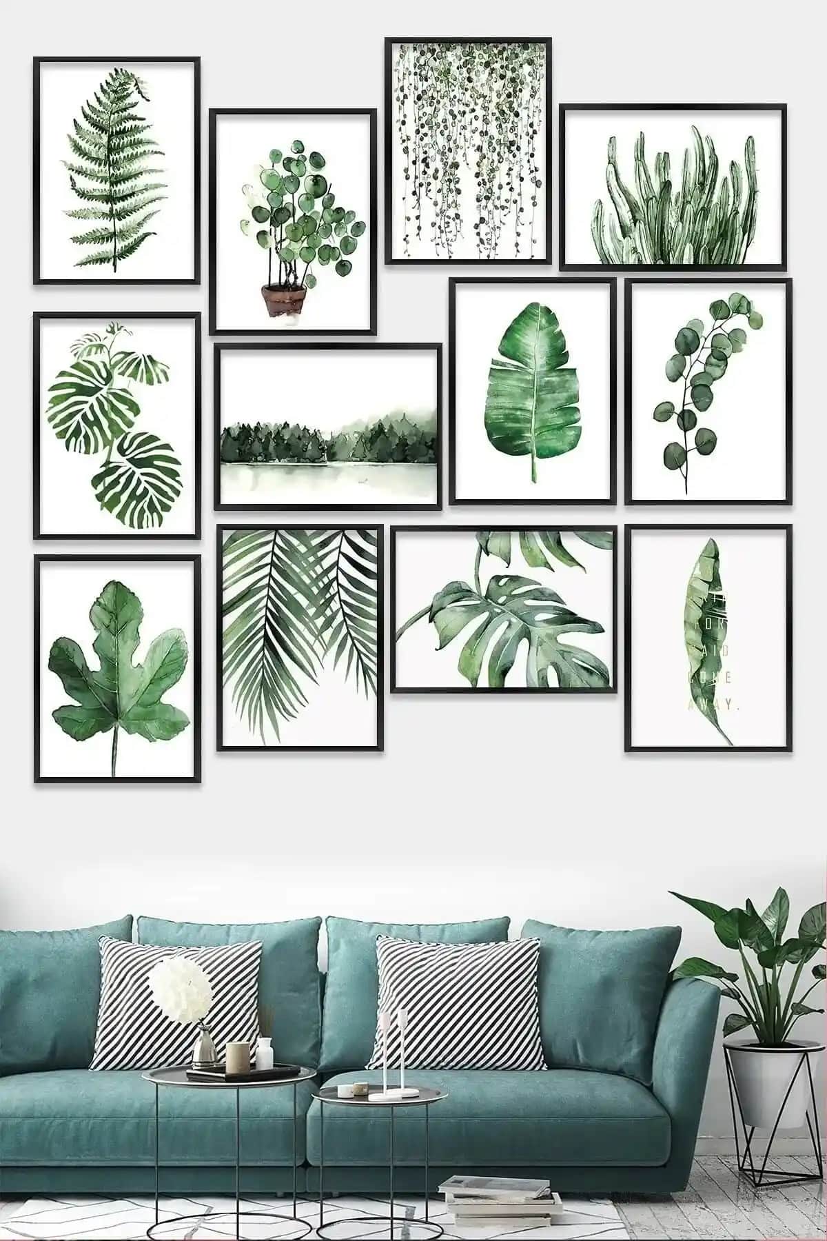 KutuTR Dekorize MDF Tablo Seti: Modern ve Renkli Duvar Dekorasyonu Çözümü