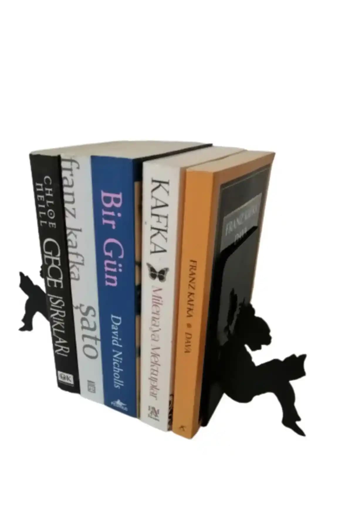 Metal Kitap Tutucu Dekoratif Tasarım Siyah Dayanıklı ve Şık Ürün Özellikleri