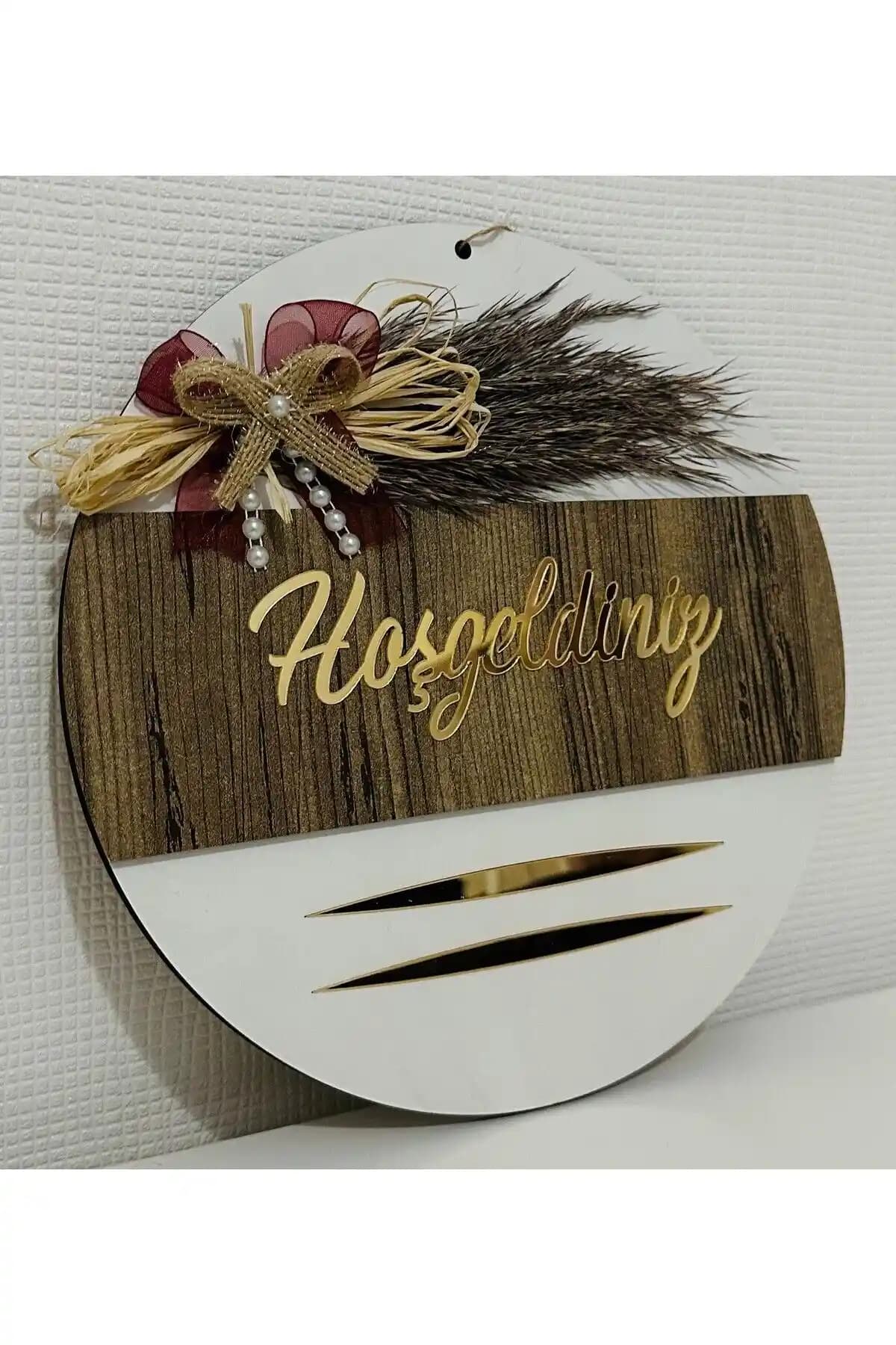 Modern ve Dayanıklı Ahşap Pleksi Kapı Süsü ile Ev Dekorasyonunuza Şıklık Katın