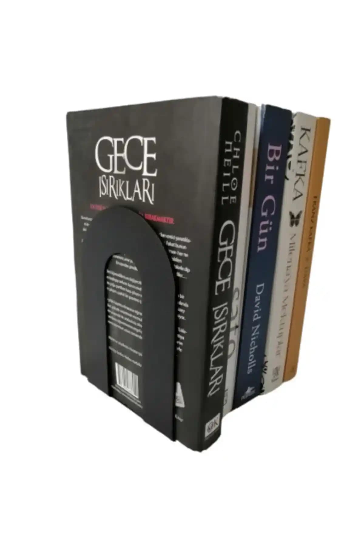 Modern ve Şık Metal Kitap Tutucu - Dekorasyon ve Düzen İçin Uygun Çözüm