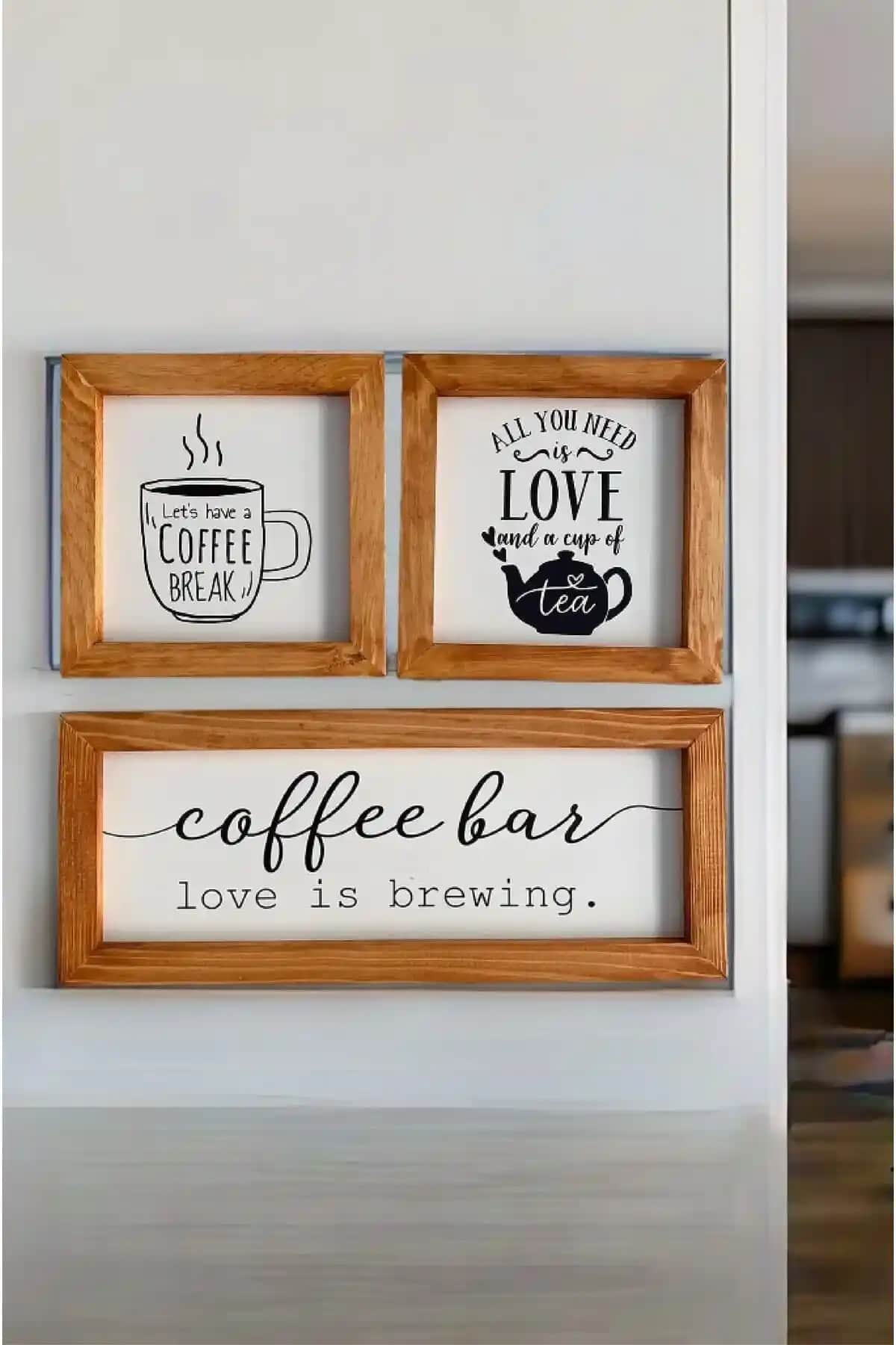 Mutfak Kahve Köşesi Dekorasyon Ürünleri Karşılaştırması ve Seçenekler