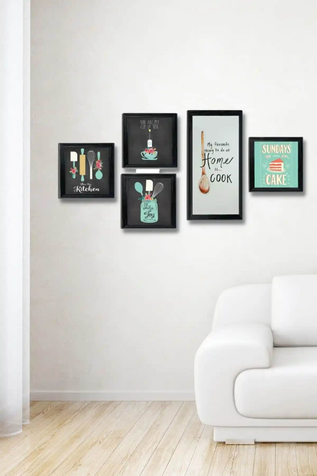 NT Handmade 5 Parça Ahşap Tablo ve Kahve Fincanları Duvar Dekoru Karşılaştırması