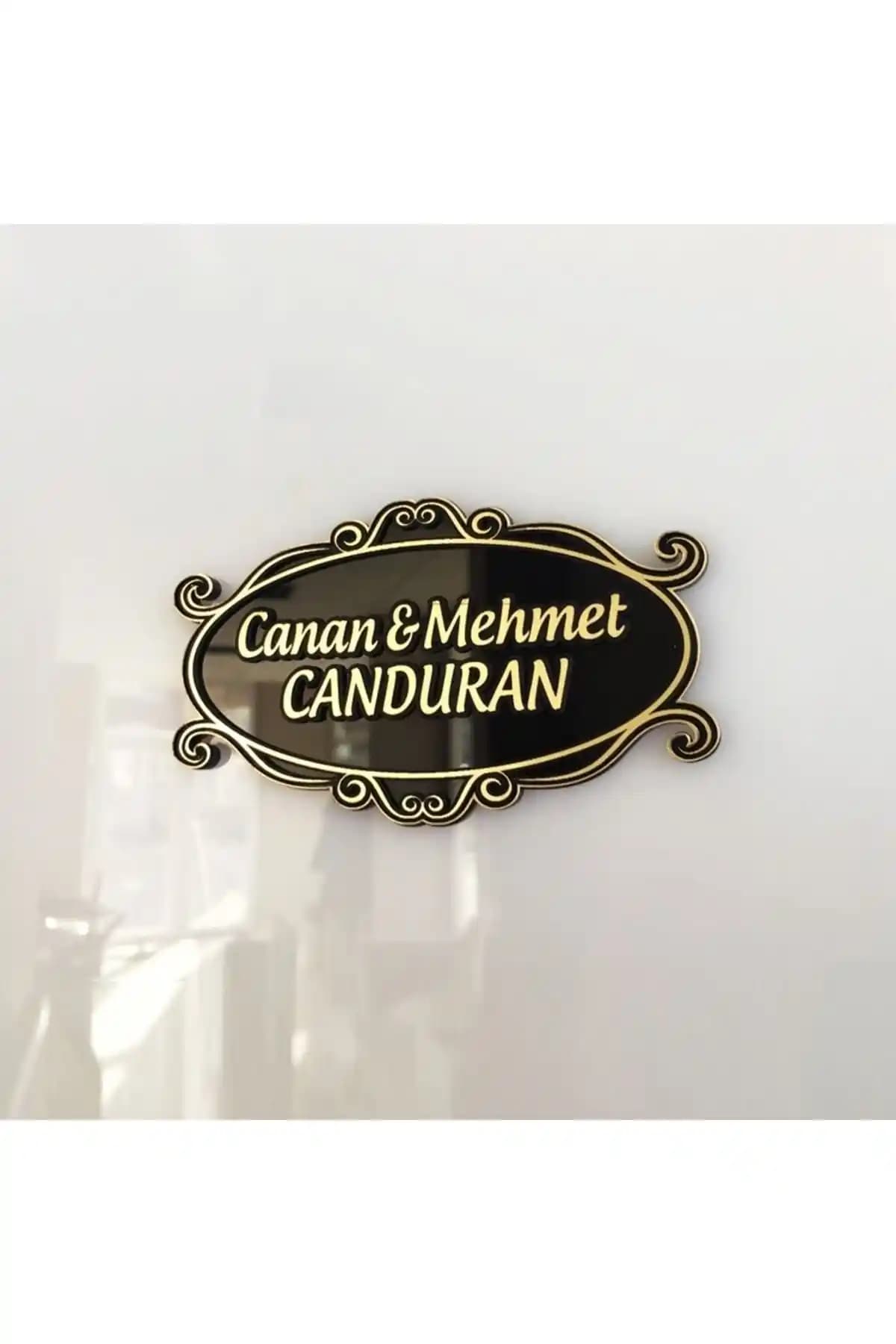 Ofistike Özel Kabartma Daire Ev ve Ofis Kapı İsimliği Şık ve Dayanıklı Tasarım