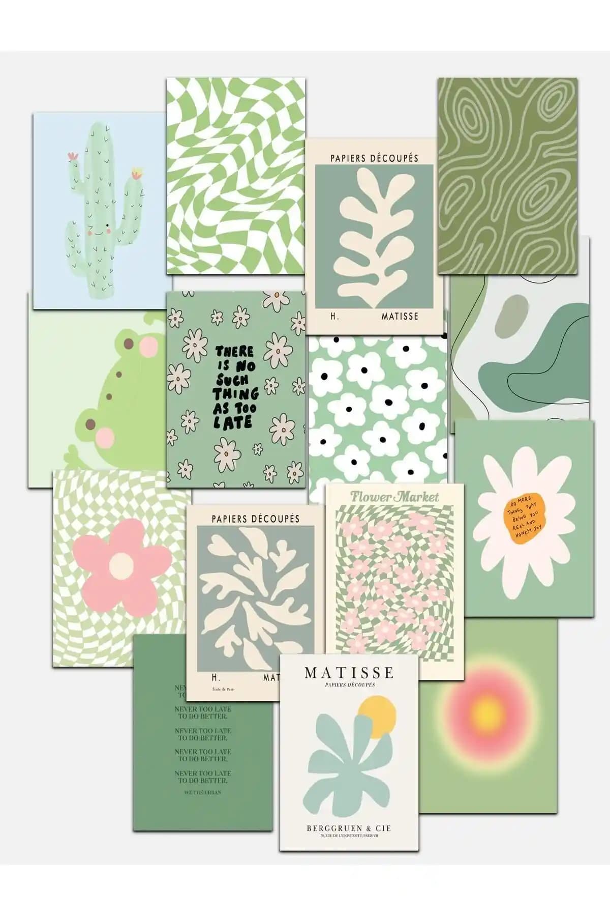 Postifull Modern Duvar Tablo Seti: Şık ve Dayanıklı Ev Dekorasyonu İçin Modern Tasarım