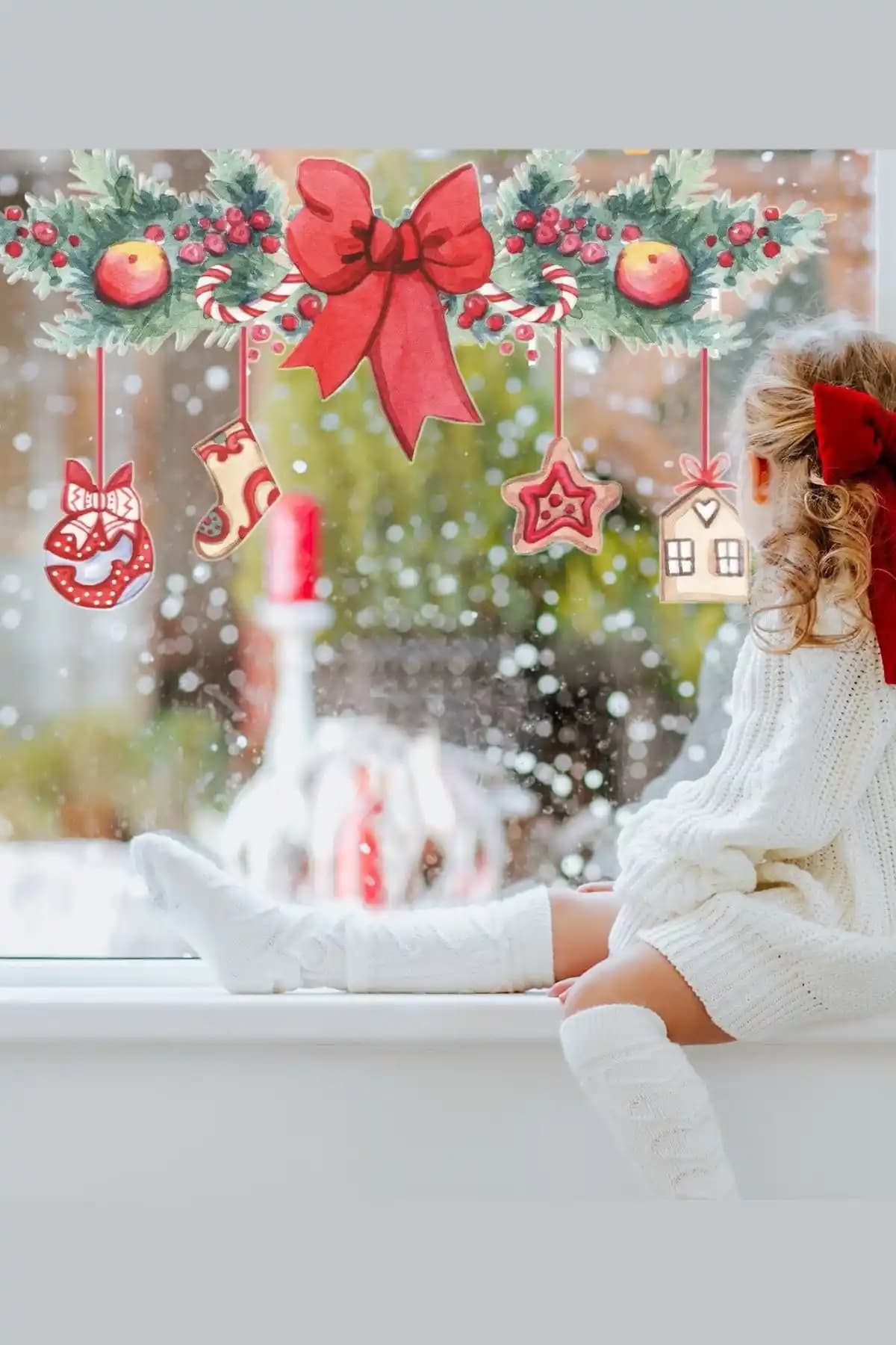 Sim Tasarım Kurdeleli Yılbaşı Süsleri Ev Dekorasyonunda Renkli ve Kolay Uygulama Seçeneği