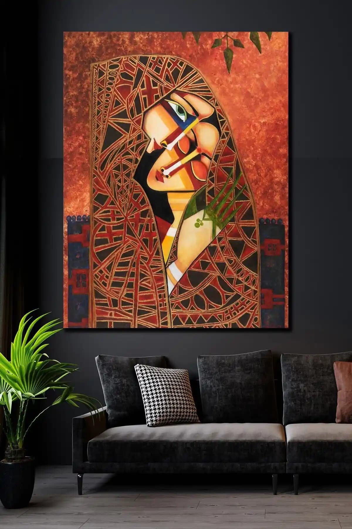 Soul Mate Kanvas Duvar Tablo 70x100 cm Modern ve Şık Dekorasyon İçin Uygun