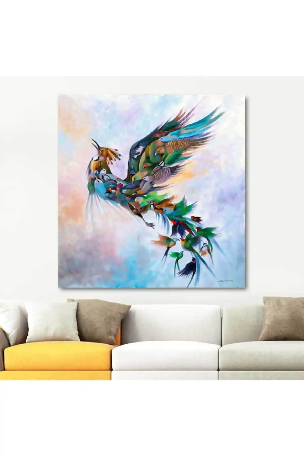StellaStore Anka Kuşu Kanvas Tablo: Modern ve Kaliteli Duvar Dekoru Seçenekleri