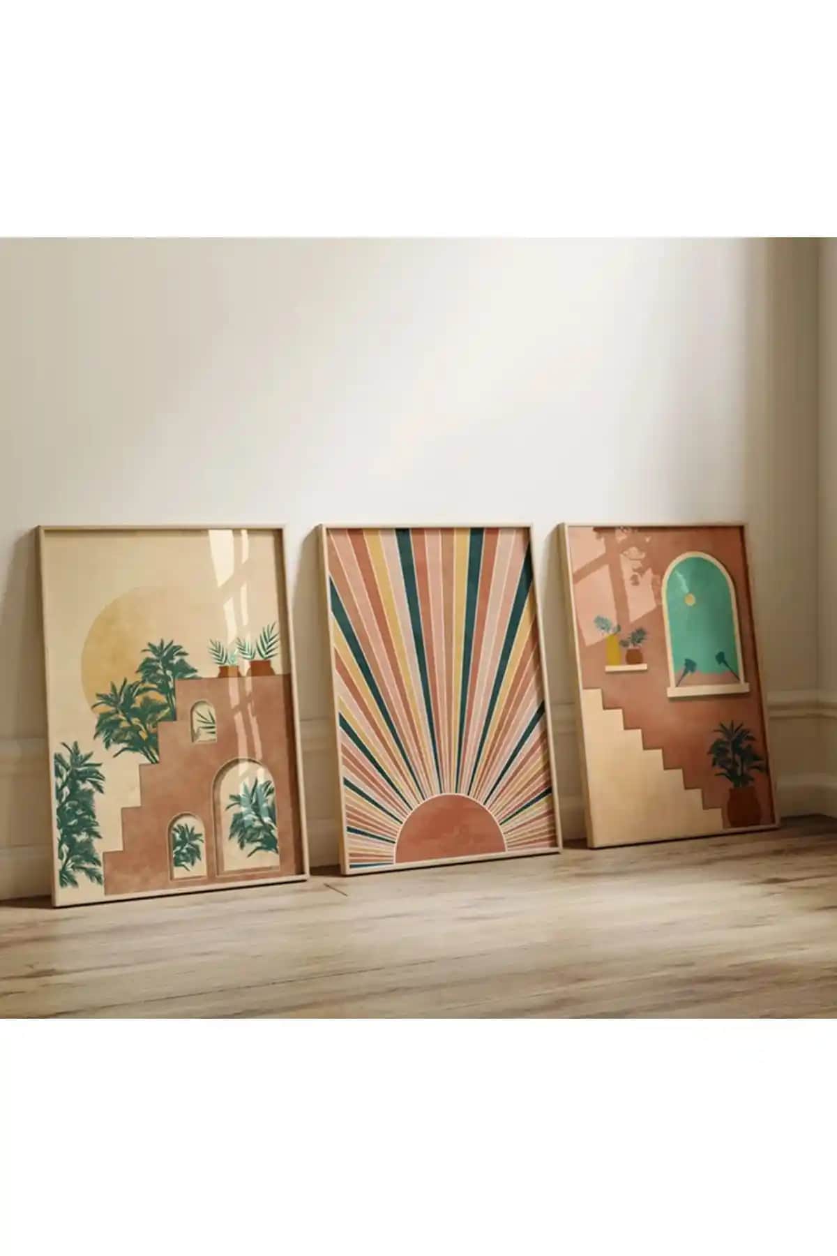 TekTablo Çerçeveli Tablo: Modern ve Dayanıklı Dekoratif Duvar Sanatı 75x50 cm