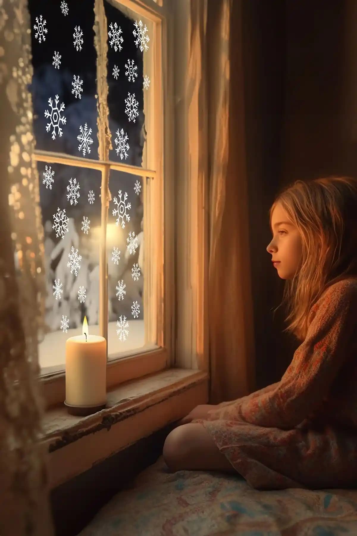 Yılbaşı Kar Taneleri ve Deniz Canlıları Sticker Setleri Karşılaştırması