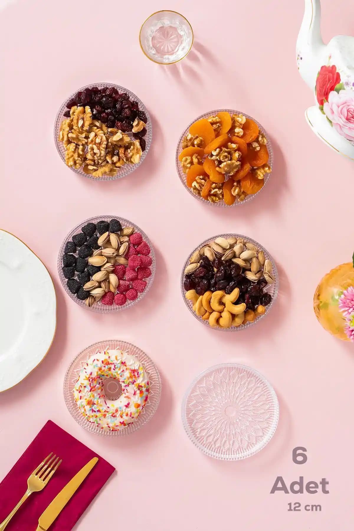 12 cm Tatlı Tabağı ile Ev Dekorasyonunda Zarif ve Çok Yönlü Kullanım İpuçları