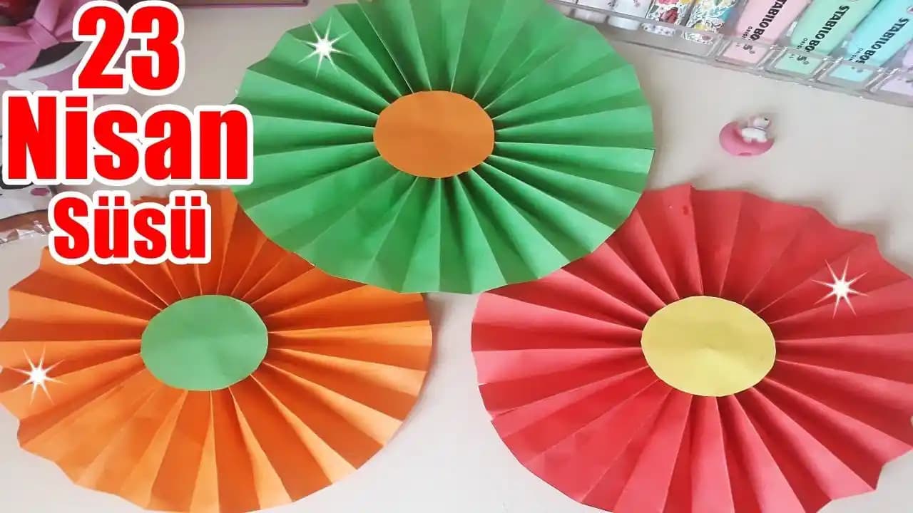 23 Nisan Süsü Yapımı: Çocuklar ve Aileler İçin Renkli Dekorasyon Fikirleri