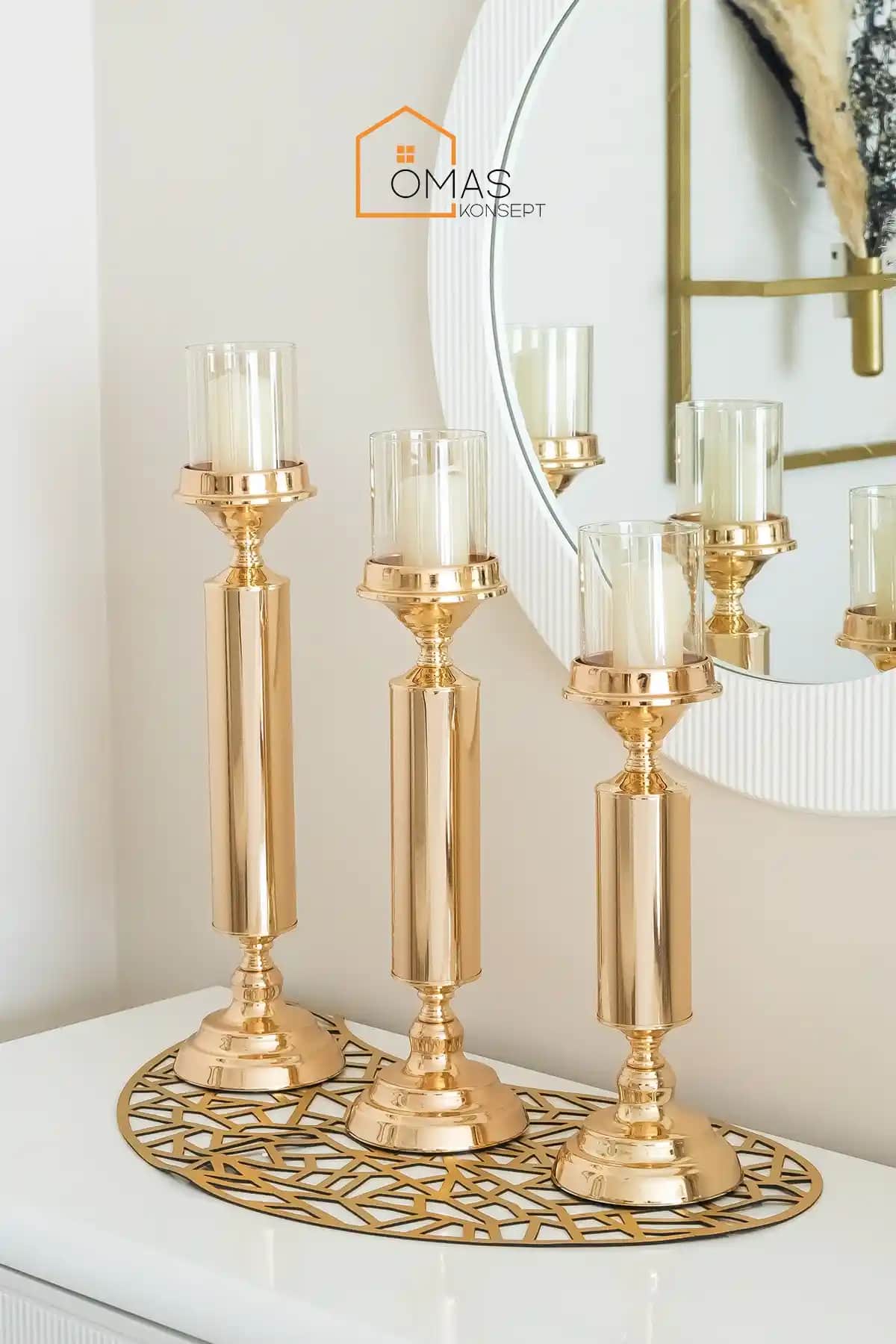 3 Lü Şamdanlar ile Dekorasyonunuza Zarif ve Şık Bir Dokunuş Katın