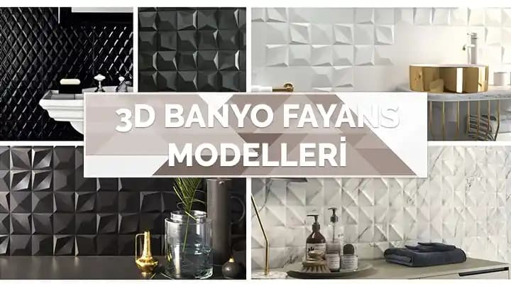 3D Fayanslar ile Modern İç Mekan Dekorasyonu ve Yenilikçi Tasarım Fırsatları
