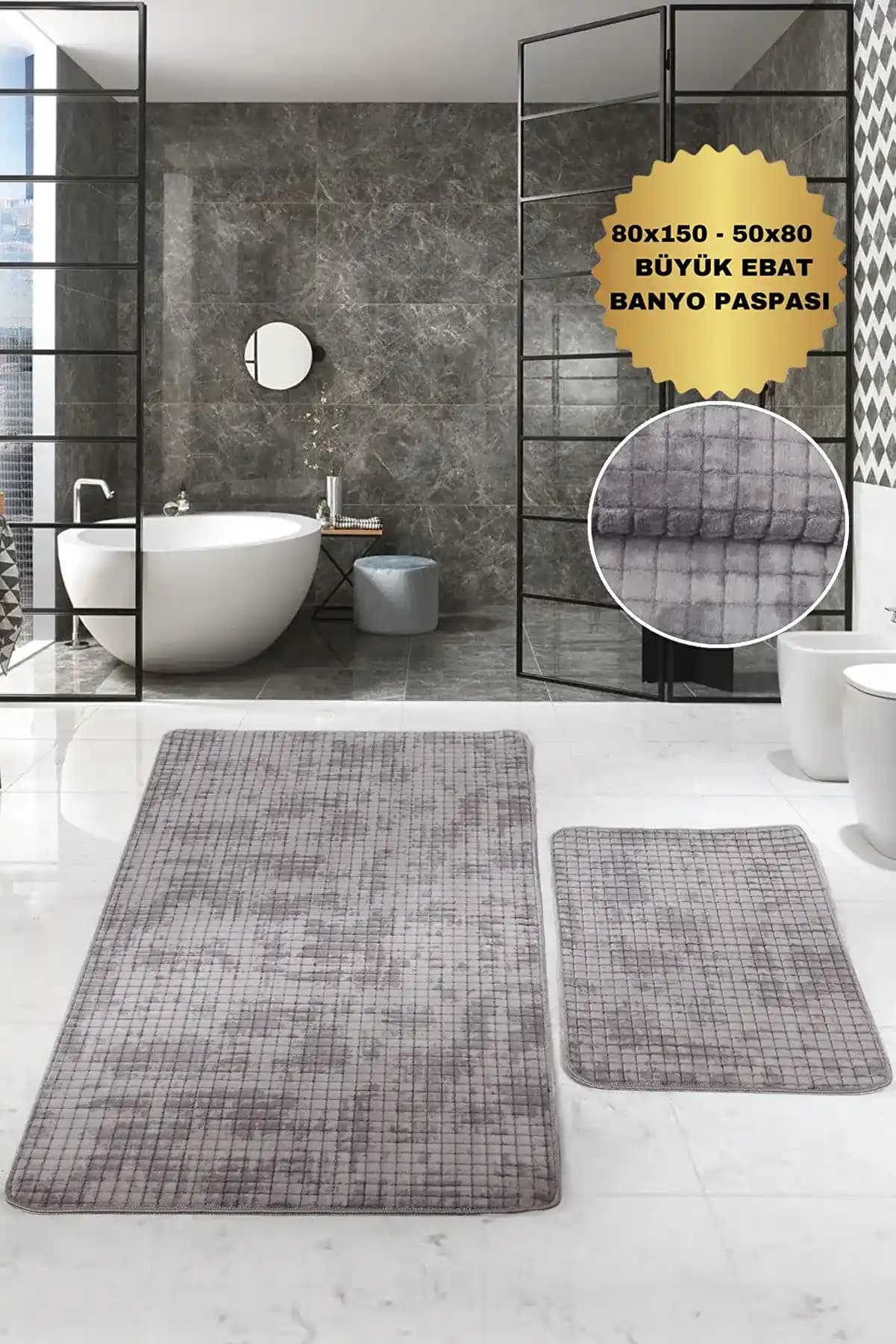 80x150 cm Banyo Paspası Seçenekleri ve Dekorasyona Katkıları