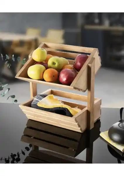 Ahşap Meyvelikler ile Doğal ve Zarif Ev Dekorasyonu Çözümleri