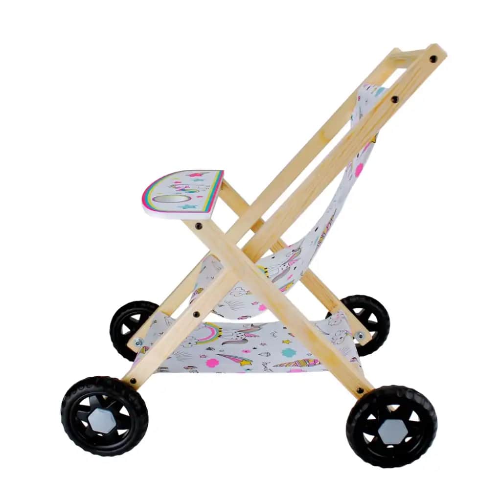 Ahşap Oyuncak Bebek Arabası Dekorasyon ve Çocuk Oyuncağı Seçenekleri