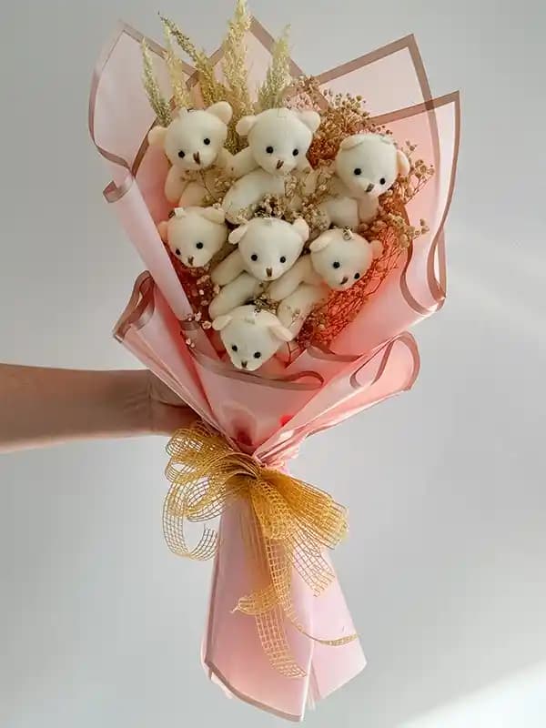 Ayıcık Buketleri ile Ev Dekorasyonunda Sevimli ve Şık Dokunuşlar