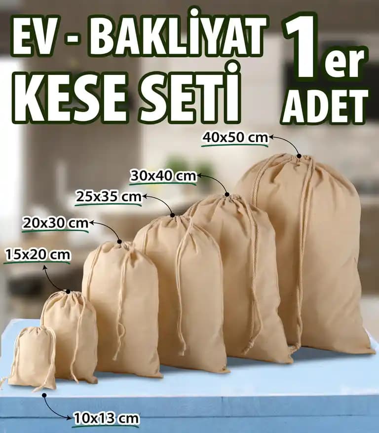 Bakliyat Bez Torbalar ile Doğal ve Estetik Dekorasyon Çözümleri