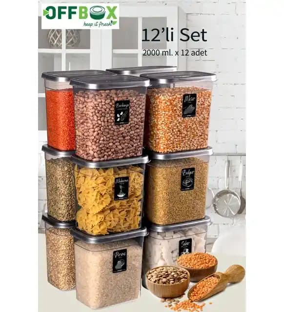 Bakliyat Kutuları ile Modern ve Şık Mutfak Dekorasyonu Çözümleri