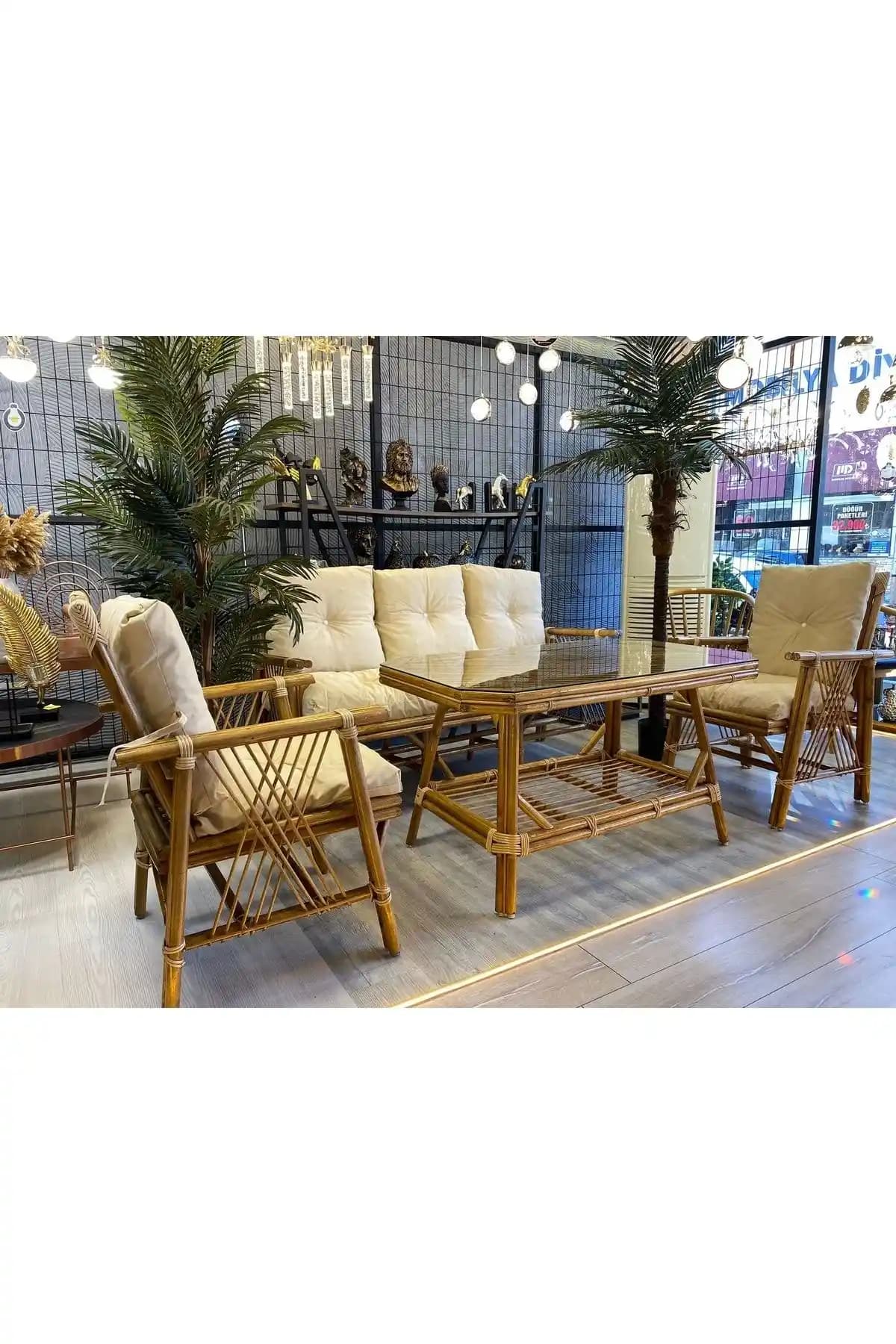 Bambu Balkon Takımı ile Doğayla Uyumlu Modern ve Estetik Dekorasyon Çözümleri