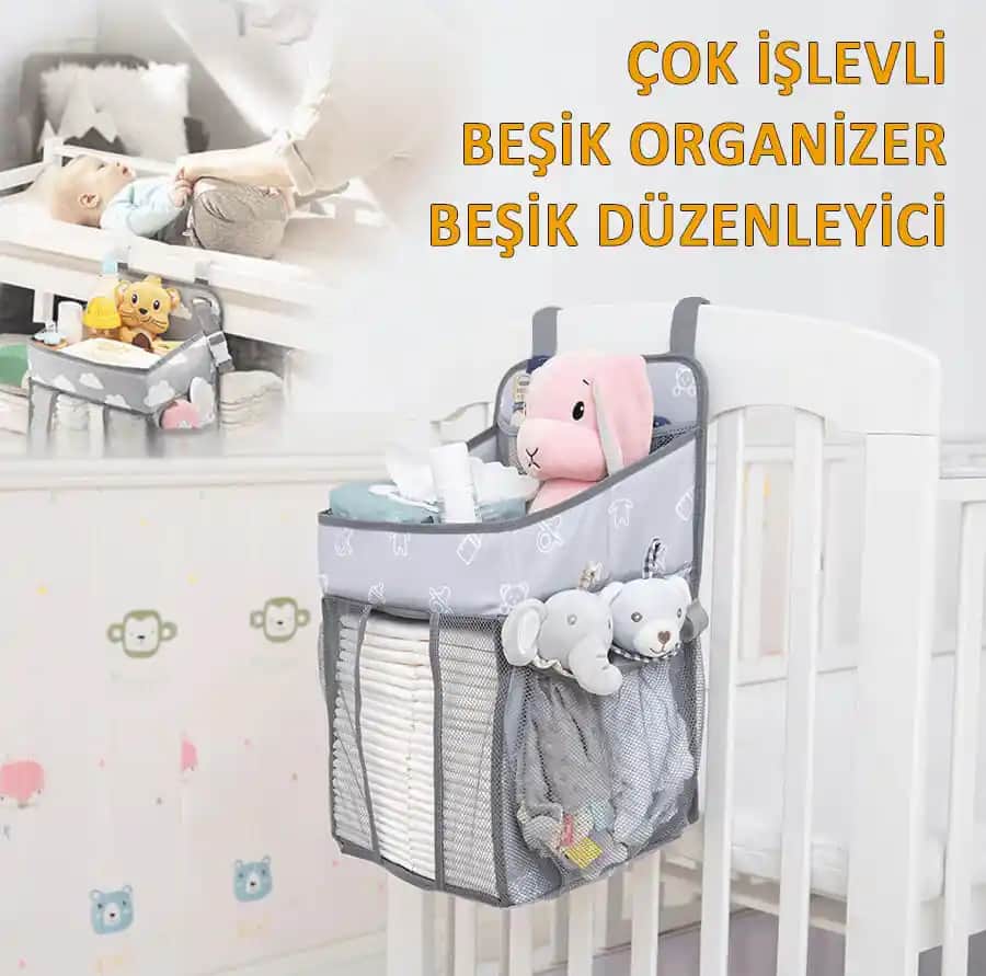 Beşik Yanı Düzenleyiciler ile Bebek Odasında Pratik ve Şık Düzen Sağlama
