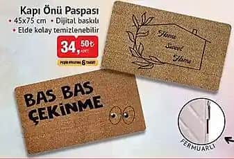 Bim Kapı Önü Paspası Seçenekleri ve Dekoratif Kullanım İpuçları