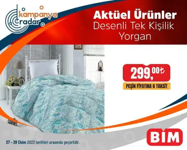 BİM Tek Kişilik Yorganlar: Konfor ve Şıklık Sunan Uygun Fiyatlı Uyku Ürünleri