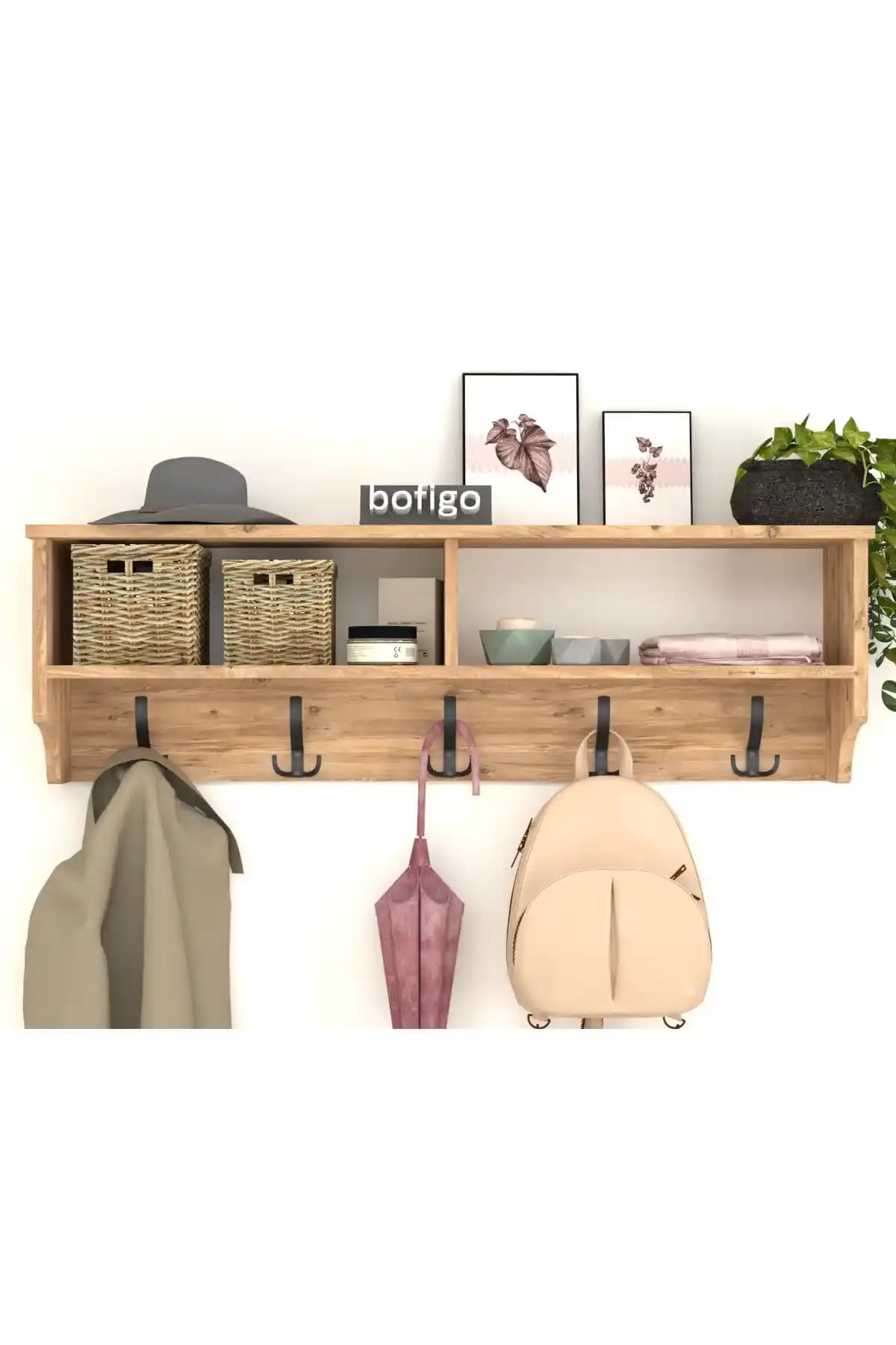 Bofigo Portmanto Duvar Askılığı ile Evinizde Modern ve Fonksiyonel Düzen Sağlayın