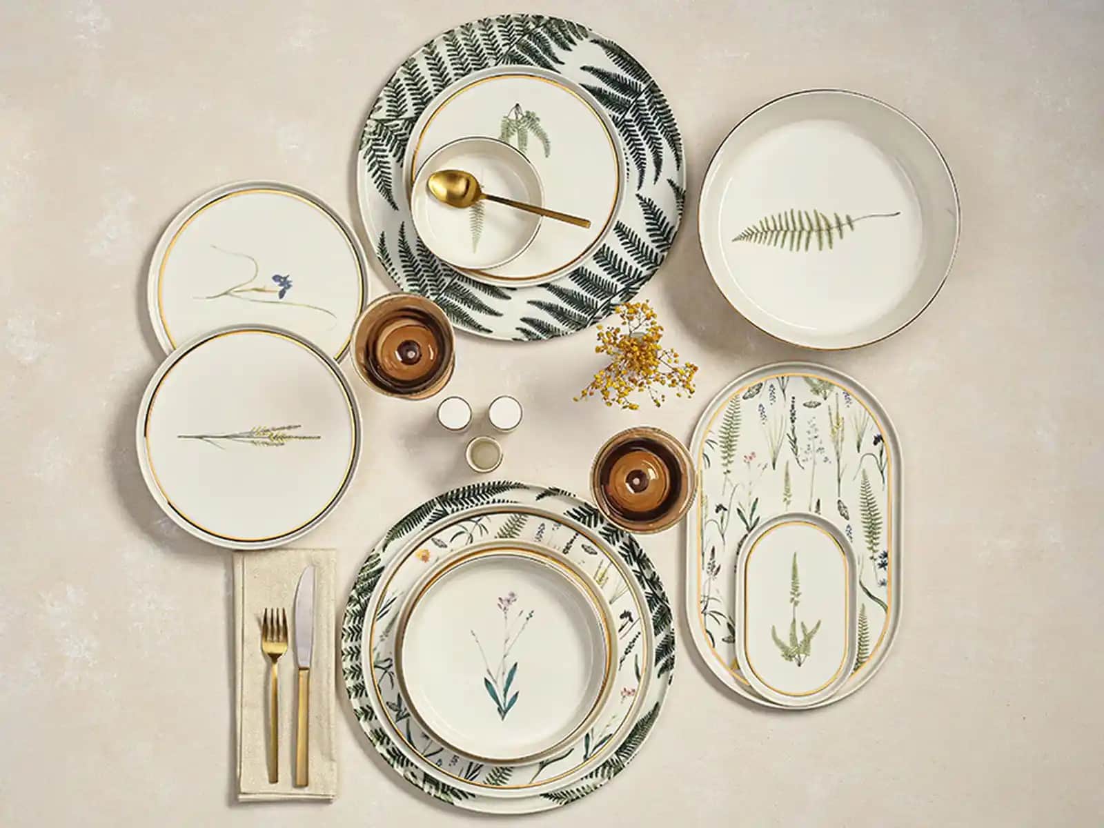 Botanik Temalı Yemek Takımları ile Doğal ve Şık Dekorasyon Önerileri