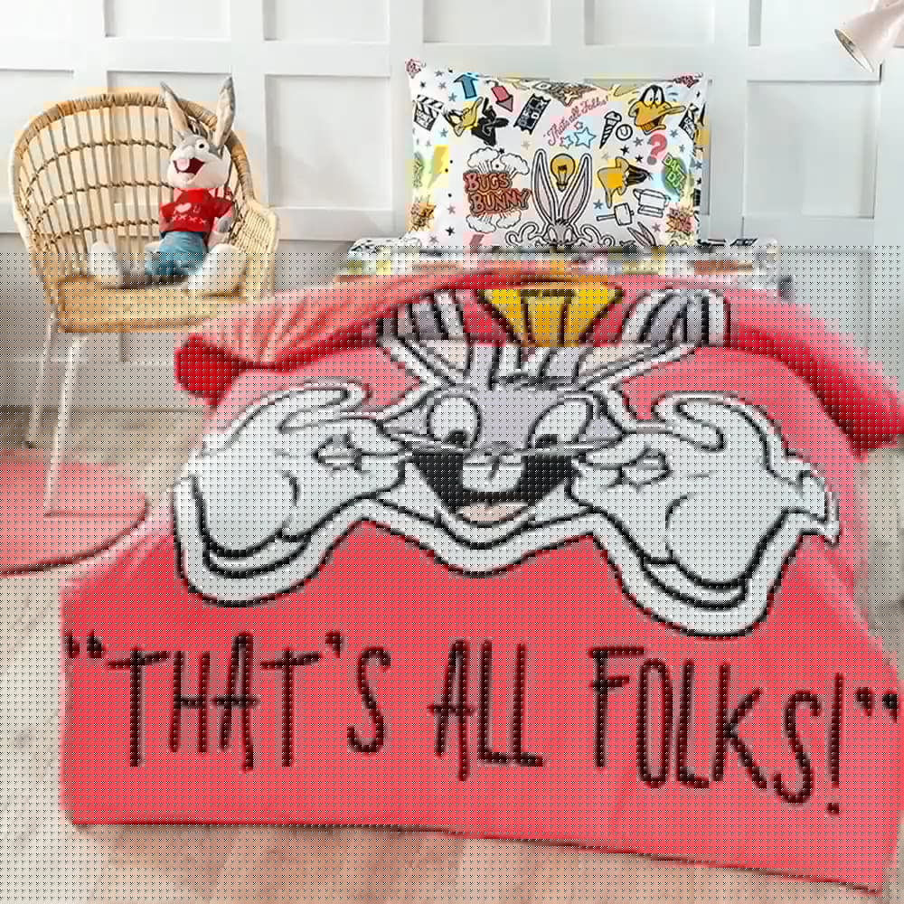 Bugs Bunny Temalı Çocuk Odası Nevresim Takımı ile Odalarınıza Neşe Katın
