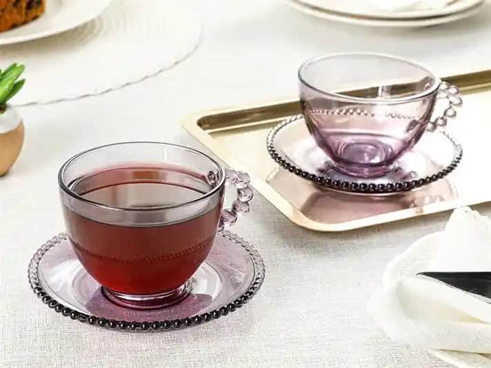Cam Çay Fincan Takımlarıyla Dekorasyonunuza Zarif ve İşlevsel Dokunuşlar Ekleyin