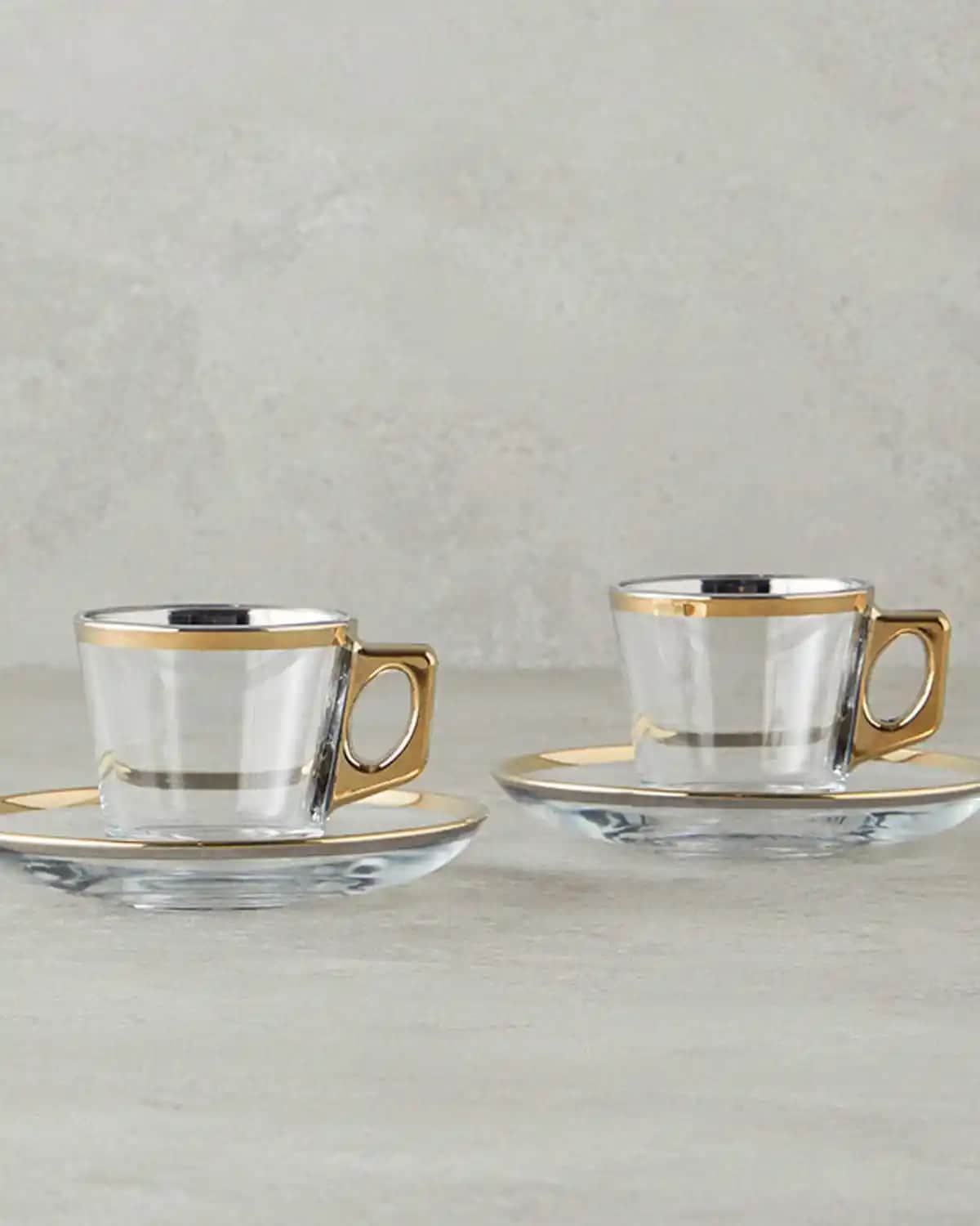 Cam Kahve Fincan Takımıyla Dekorasyonda Zarafet ve Sadelik Bir Arada