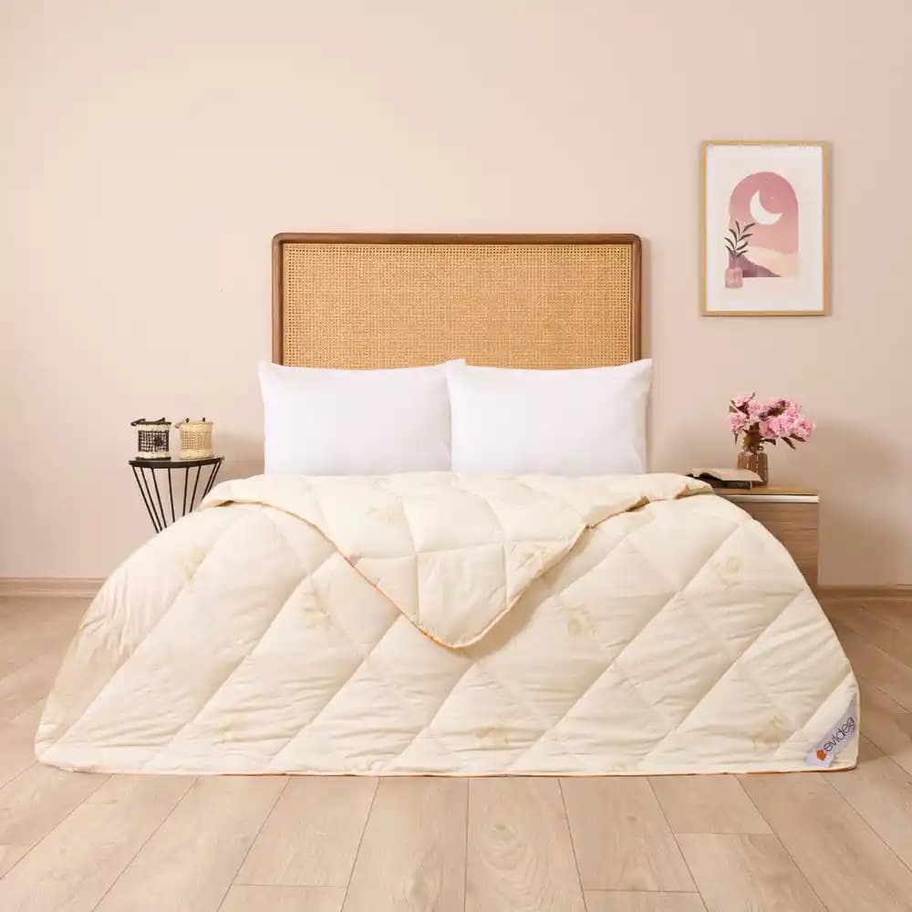 Çift Kişilik Yün Yorgan ile Evinizde Sıcak ve Şık Bir Atmosfer Yaratın