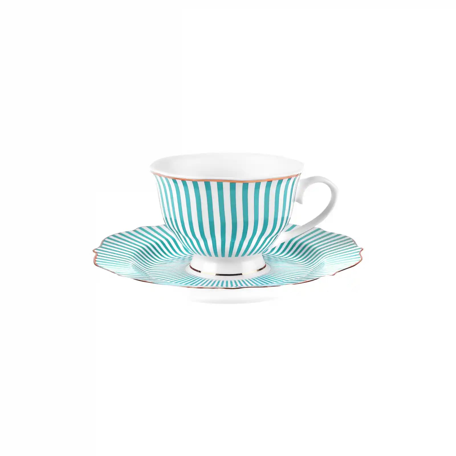 Çizgili Kahve Fincanları ile Ev Dekorasyonunuza Şıklık Katın