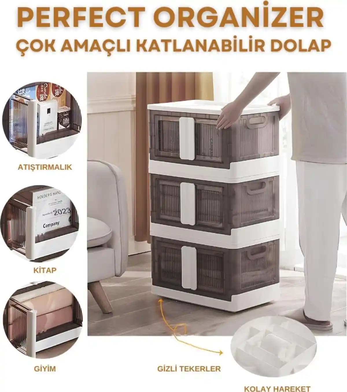 Çok Amaçlı Tekerlekli Organizer ile Fonksiyonel ve Şık Dekorasyon Çözümleri