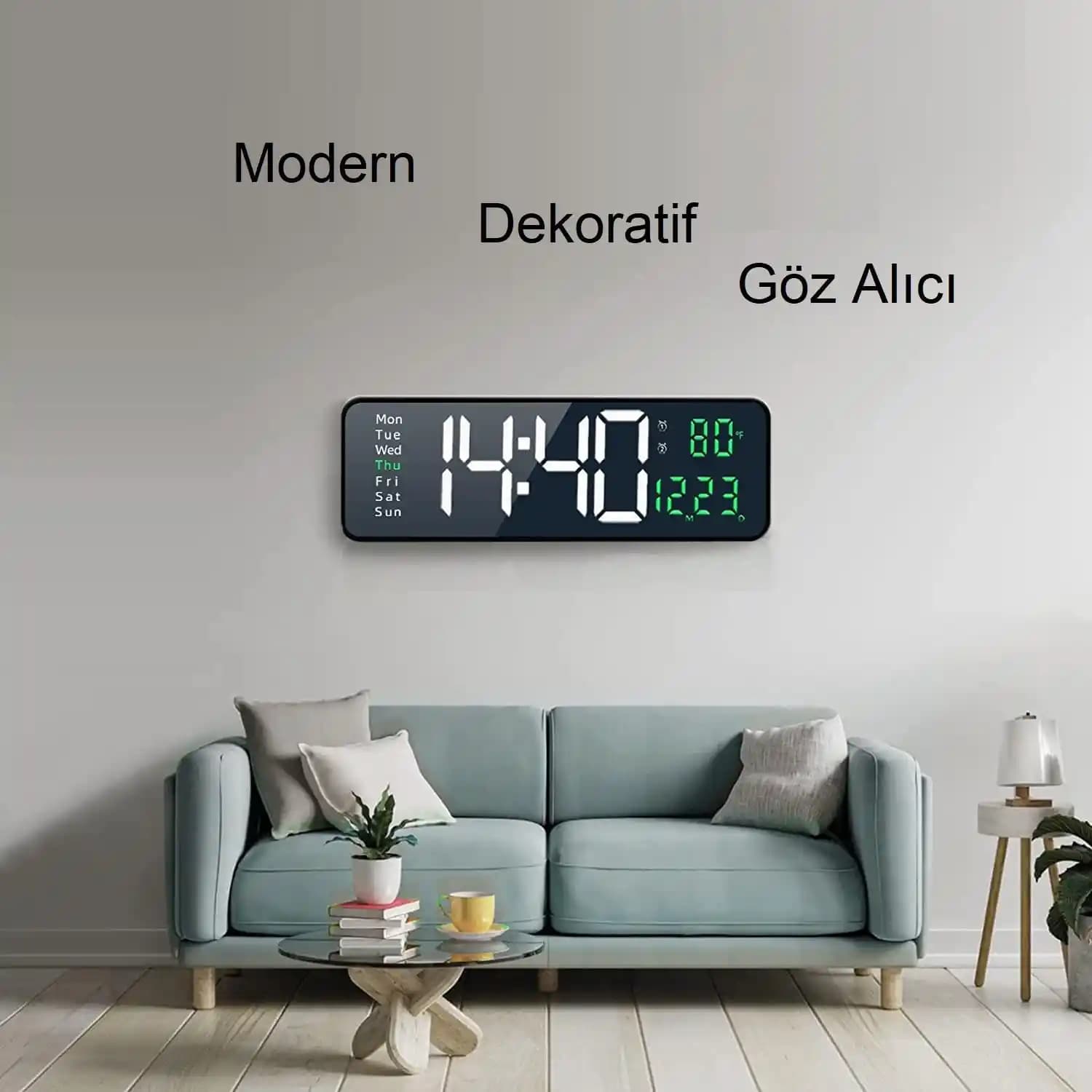 Dijital Duvar Saatleri ile Modern ve Fonksiyonel Ev Dekorasyonu Nasıl Yapılır