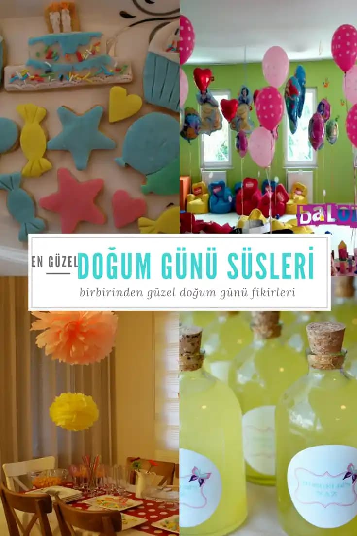 Doğum Günü Ev Süsleme Malzemeleri ve Dekorasyon İpuçları